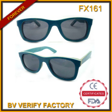 Fx161 dernières haute qualité fait main bambou polarisée lunettes de soleil